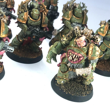 Death Guard Plague Marines Chaos Space Marines - Painted - Warhammer 40K C3401