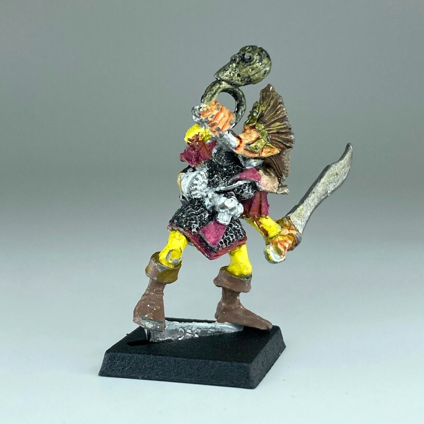 Dark Elves Warrior Musician - GW Warhammer Fantasy Classic Metal X3883
