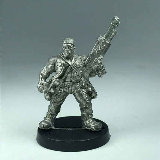 Metal Catachan Rocket Launcher Loader Imperial Guard - Warhammer 40K X7201