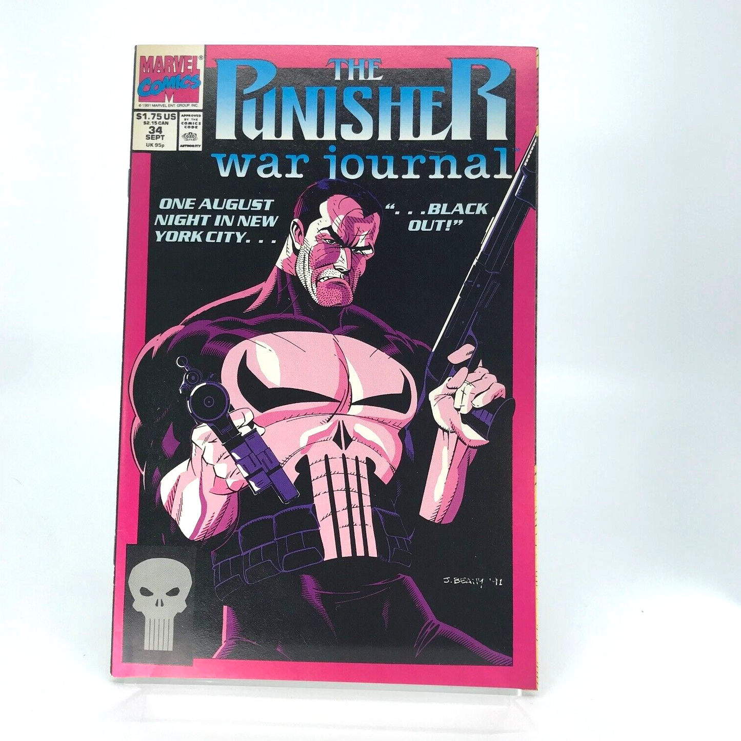 The Punisher War Journal Issue 34 Original Vintage Comic - Marvel Comics D74