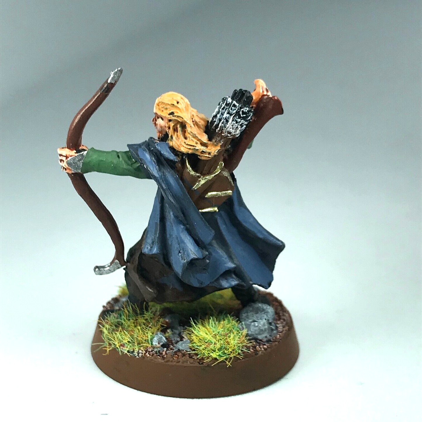 Metal Lothlorien Wood Elf Archer - Painted - Warhammer / Lord of the Rings X5235