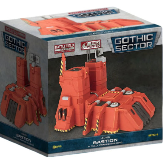 Pre-order: Gothic Sector: Legion Bastion - Red Paint Scheme - Battlefield In A Box - Brand New