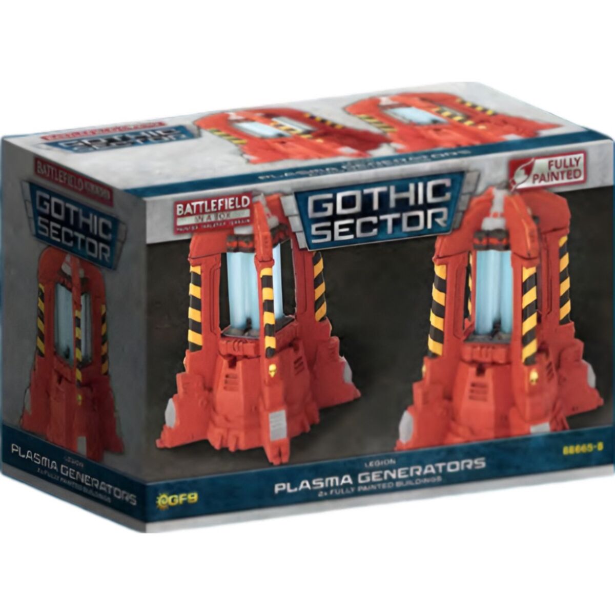 Pre-order: Gothic Sector: Legion Plasma Generator - Red Paint Scheme - Battlefield In A Box - Brand New