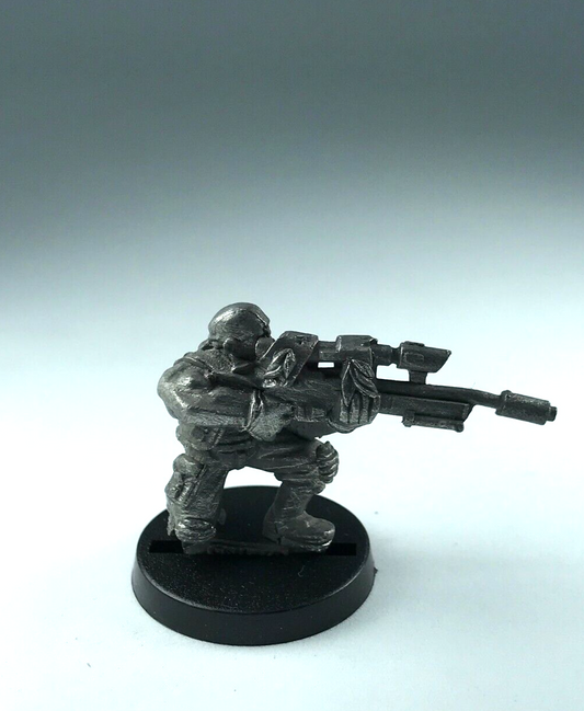 Classic Metal Imperial Guard Catachan Sniper Marksman HQ - Warhammer 40K X810