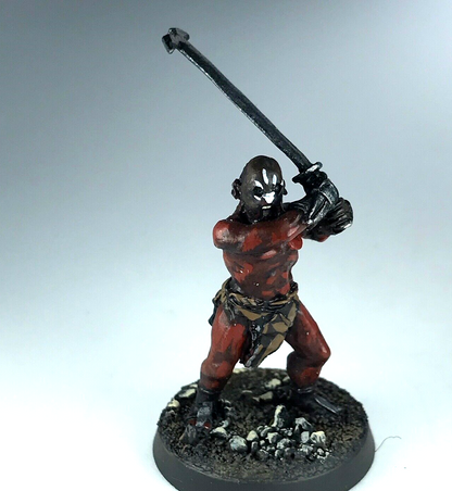 Painted Metal Uruk Hai Beserker -LOTR Warhammer / Lord of the Rings X376