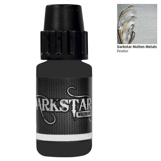 Pewter Darkstar Molten Metals Paint 17ml Bottles - New & Unopened