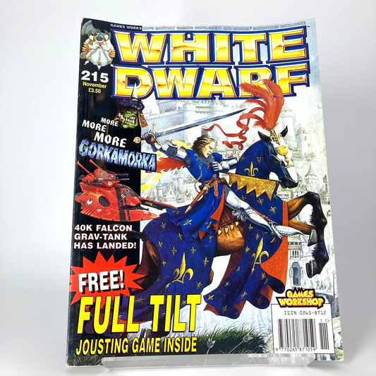 White Dwarf 215 Magazine Games Workshop Warhammer Fantasy 40,000 40K M1556