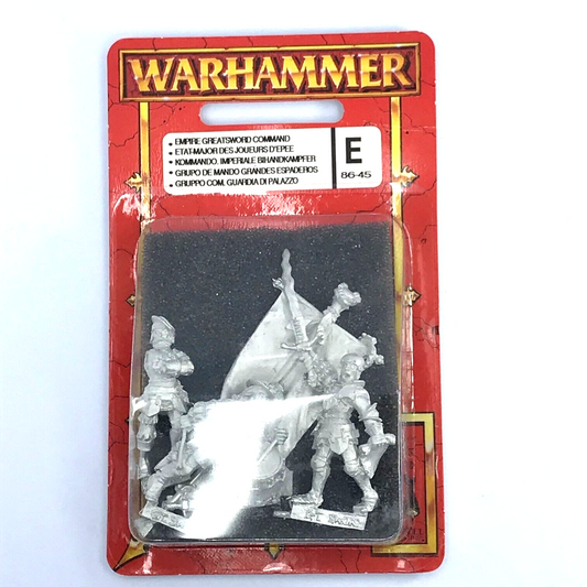 Empire Greatsword Command Freepeople Sigmar Blister - Warhammer Fantasy C3742