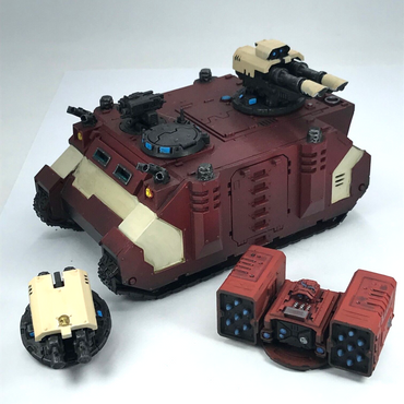 Blood Angel Rhino Razorback Space Marines - Painted - Warhammer 40K C419