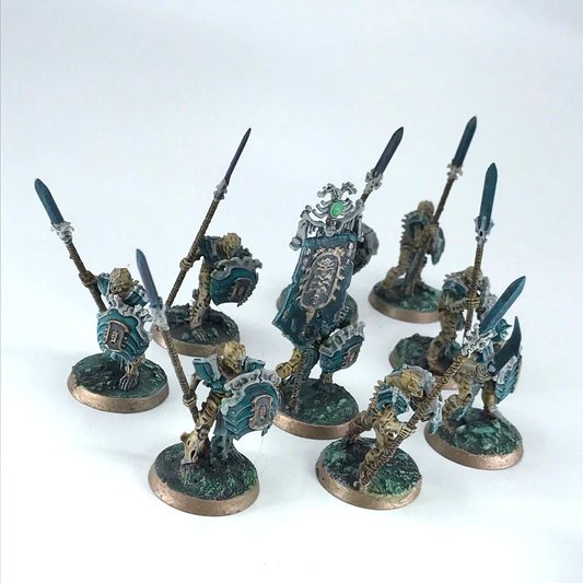 Mortek Guard Ossiarch Bonereapers - Painted - Warhammer Age of Sigmar C396