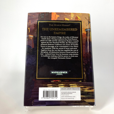 The Unremembered Empire - Dan Abnett 2013 Black Library Horus Heresy M1714