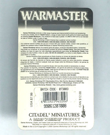 Classic Undead Carrion Blister - OOP - Warmaster Warhammer Games Workshop C505