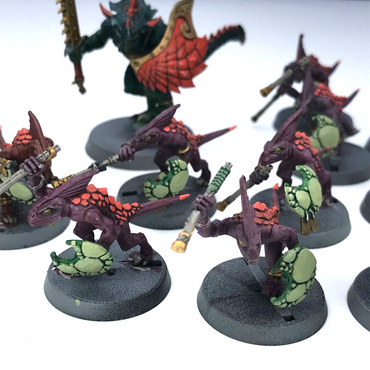 Saurus Skink Bundle Lizardmen - Painted - Warhammer Age of Sigmar C3152