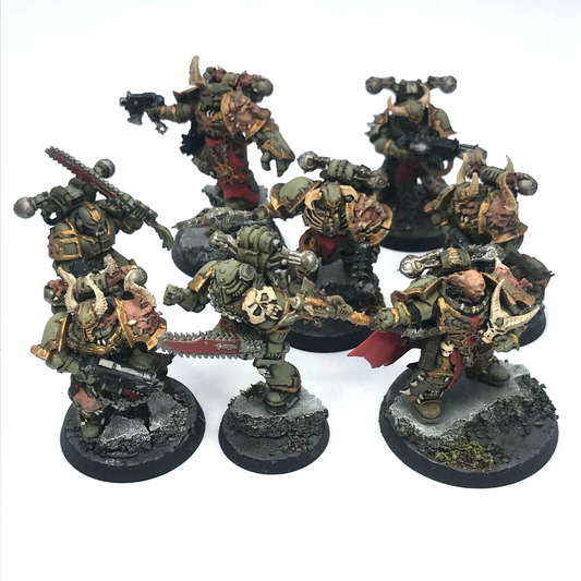 Chaos Nurgle Marine Squad Bundle Death Guard - Painted - Warhammer 40K C2939