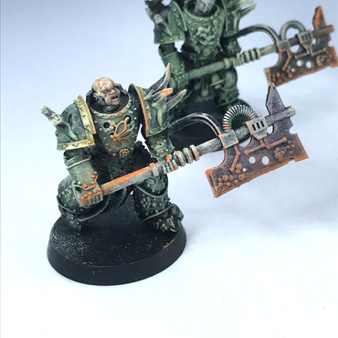 Plague Marines with Heavy Weapons Death Guard - Warhammer 40K Painted C3240