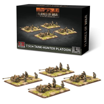 German 7.5cm Tank-Hunter Platoon - Late-War - Brand New - Flames of War
