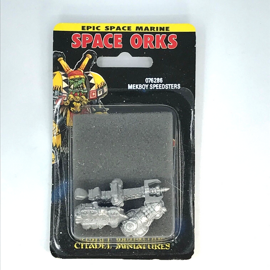 Epic Space Ork Mekboy Speedsters Blister OOP - Epic Armageddon Warhammer  C412