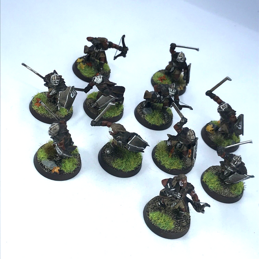 Uruk Hai Scout Warriors - LOTR Warhammer / Lord of the Rings Painted C755