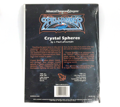 Spelljammer Crystal Spheres - Shrink Torn - Advanced Dungeons and Dragons M147