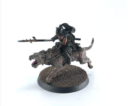 Orc Warg Rider - LOTR Warhammer / Lord of the Rings Games Workshop Metal C4857