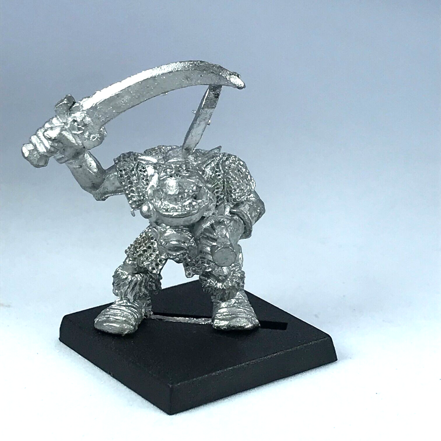 Classic Armoured Orc Warrior Dated 1992 Orcs Goblins - Warhammer Fantasy X13319