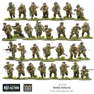 British Airborne Paratroopers - Warlord Games Bolt Action Miniatures