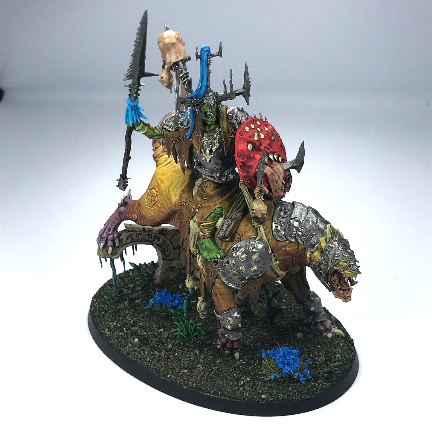 Orruk Warclans Killaboss on Great Gnashtoof - Warhammer Age of Sigmar BOX127