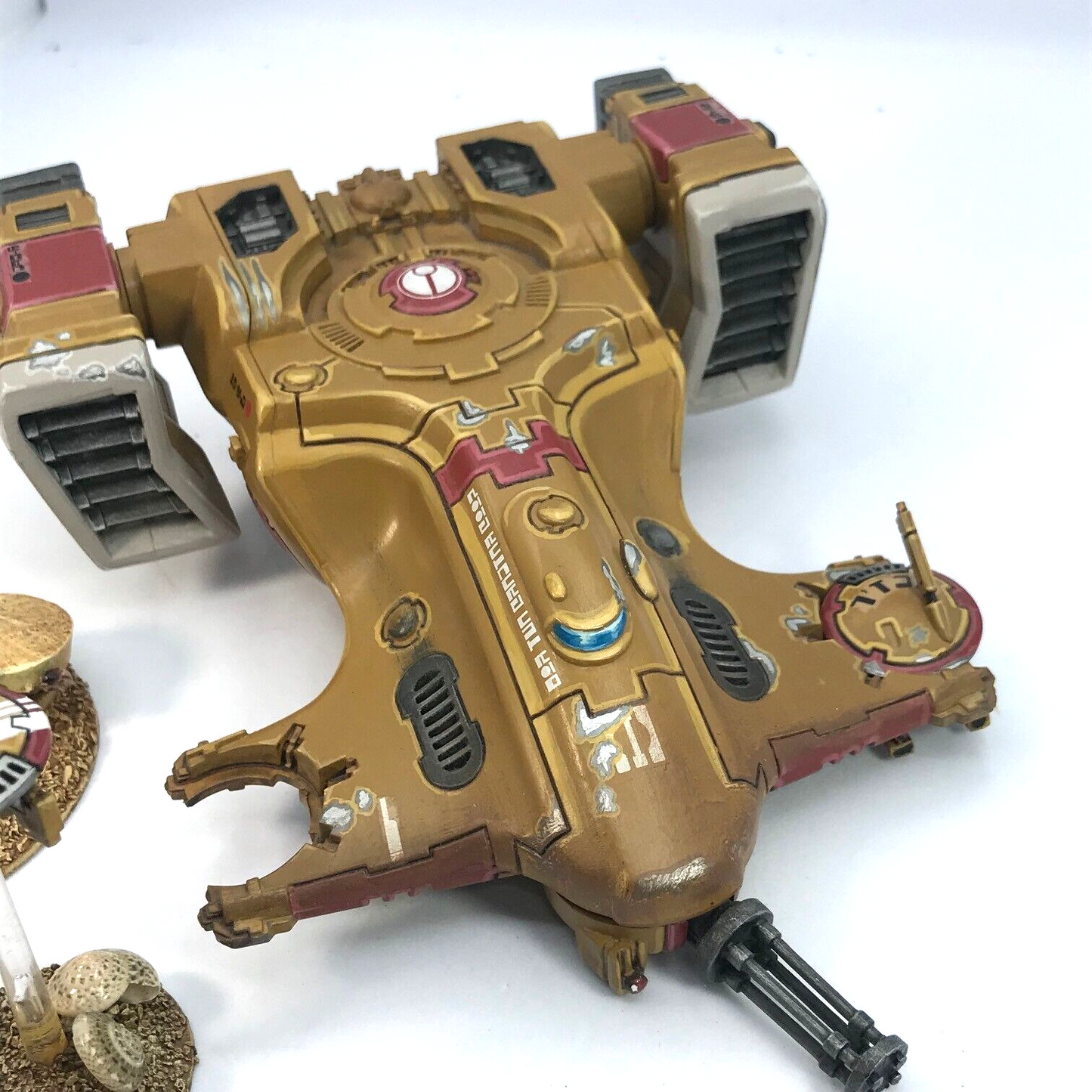 Tau T'au Empire TY7 Devilfish - Painted - Needs Re-gluing - Warhammer 40K BOX4