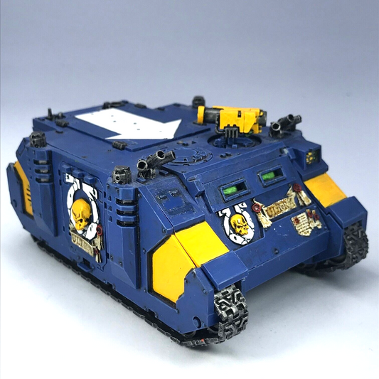 Classic Space Marine Rhino Ultramarine Vehicle - Painted - Warhammer 40K C3237