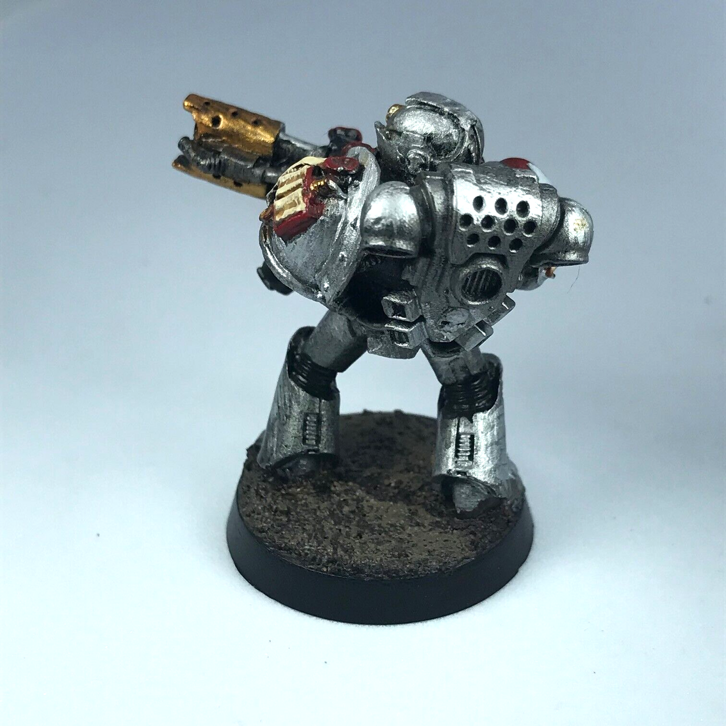 Metal Classic Grey Knight With Incinerator Space Marine - Warhammer 40K X8881