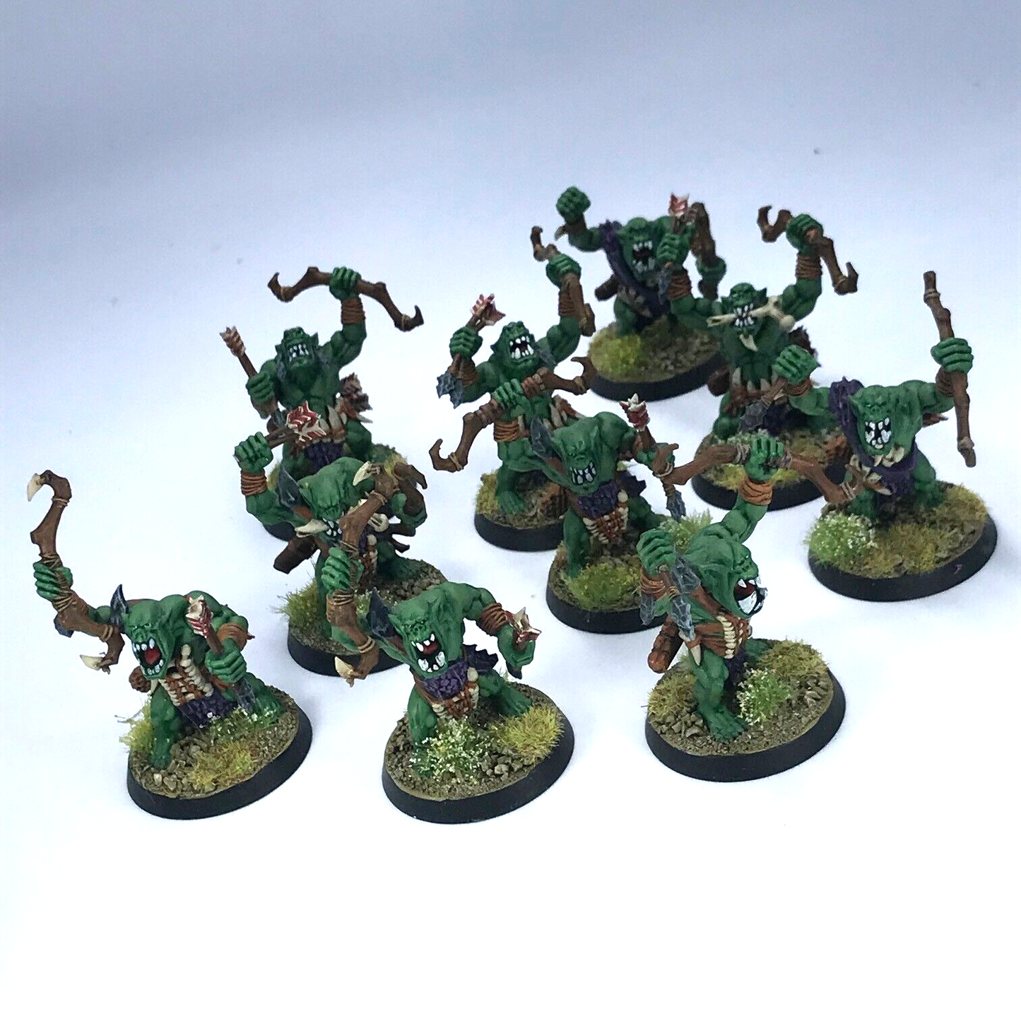 Orruk Warclans Savage Orruk Arrowboyz - Painted - Warhammer Sigmar C4187