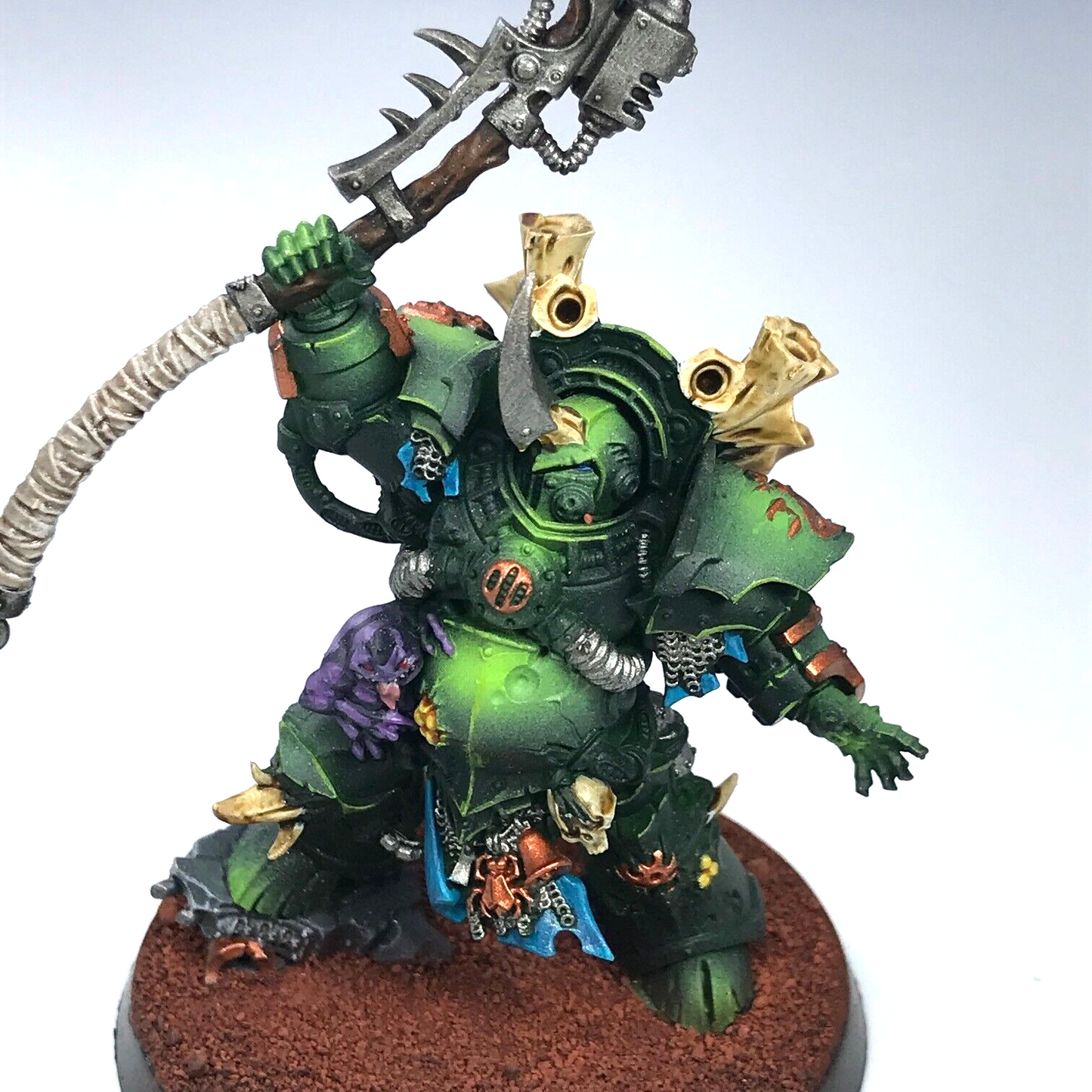 Typhus Herald of the Plague Death Guard Chaos - Painted - Warhammer 40K C544