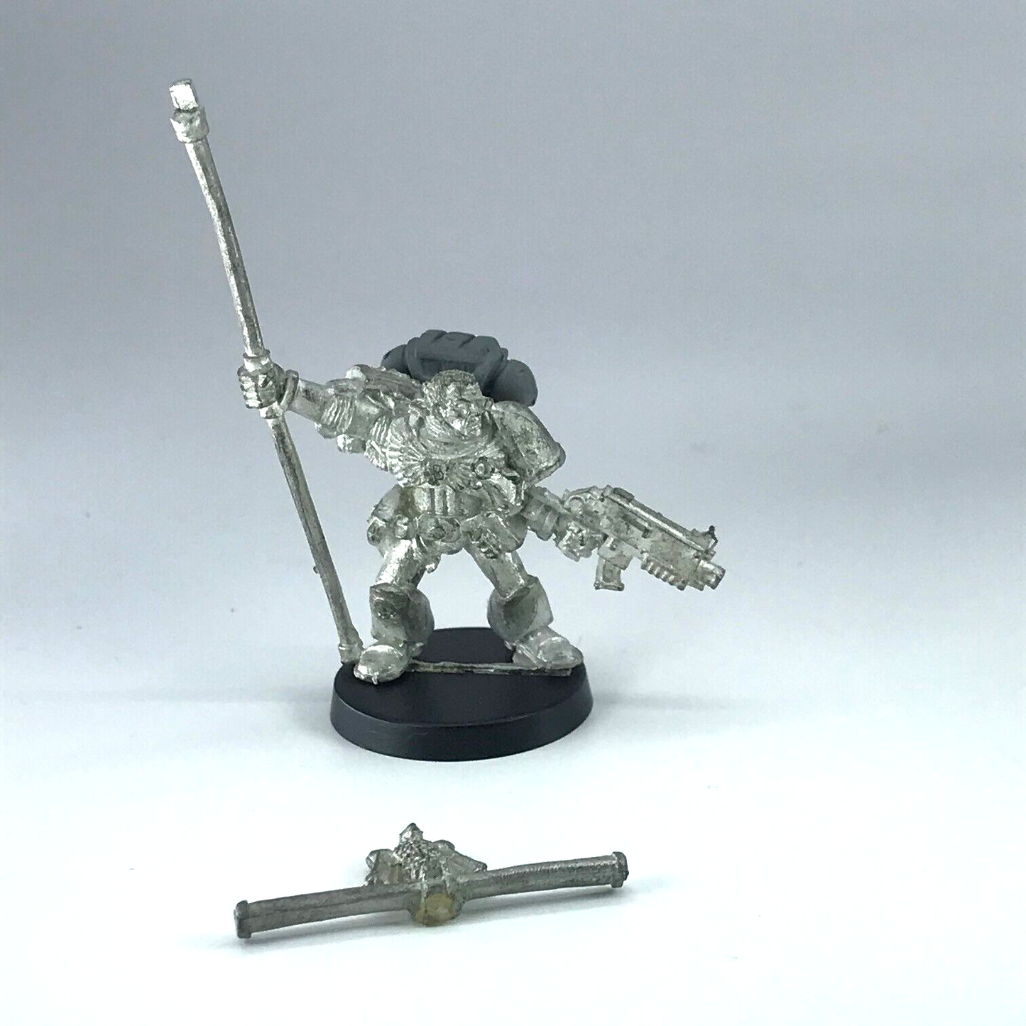 Company Standard Bearer Space Marine Warhammer 40K Classic Metal X5806