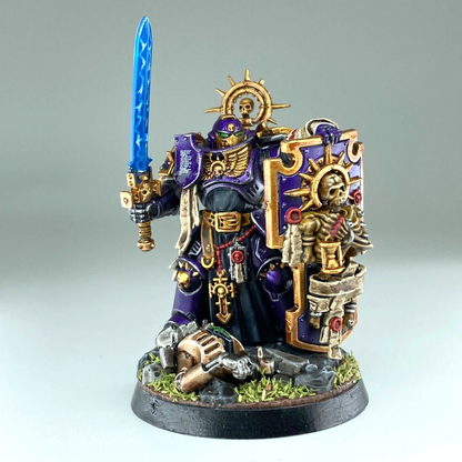 Bladeguard Captain Space Marines - Painted - Games Workshop Warhammer 40K X4781