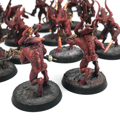 Custom Daemons Of Khorne Bloodletters Chaos - Warhammer Age of Sigmar C2502