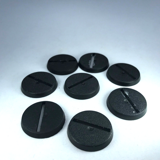 Original Games Workshop 25mm Round Slotta Bases Dated 2005 - Warhammer 40K X1693