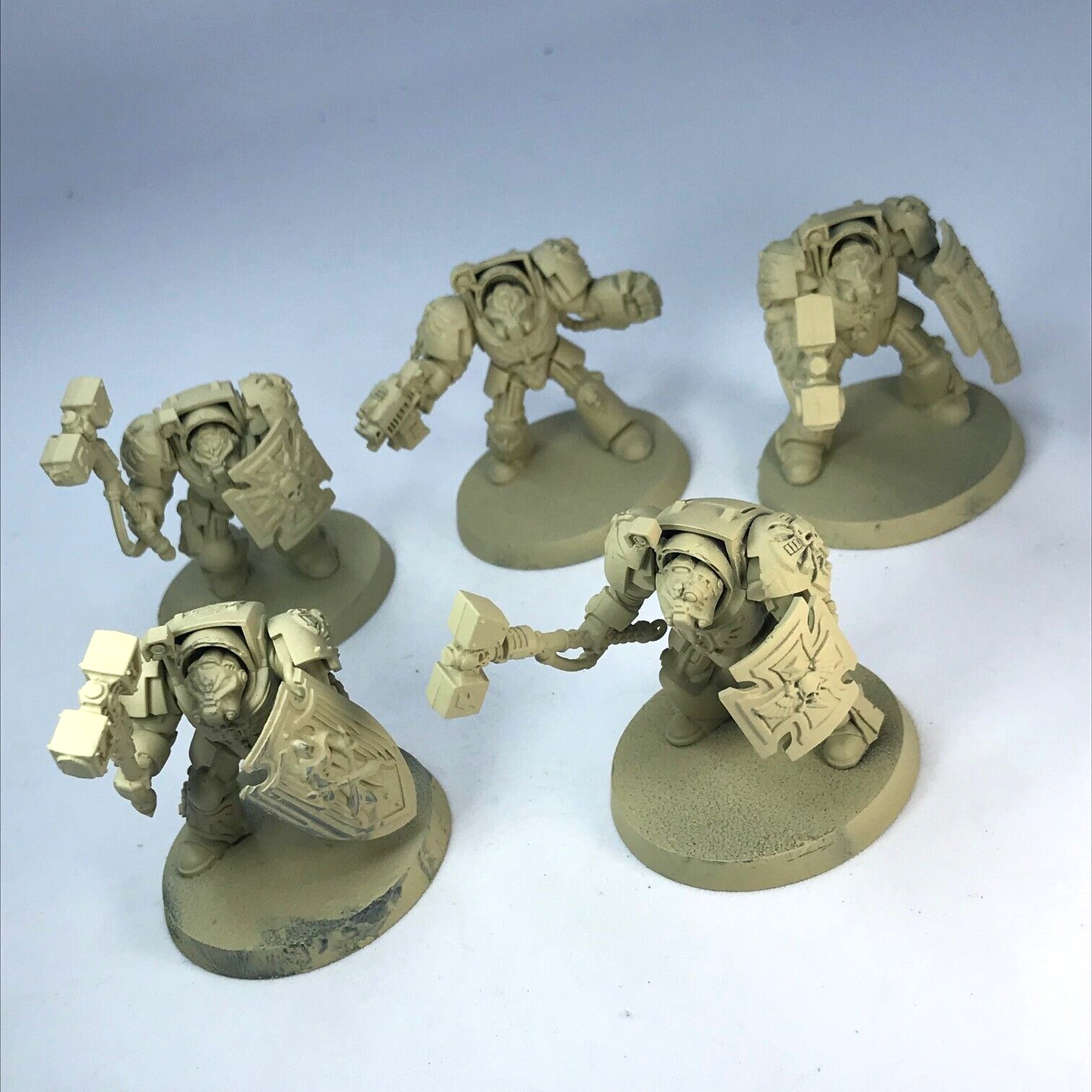 Dark Angels Terminators Space Marines - Undercoated - Warhammer 40K C4673