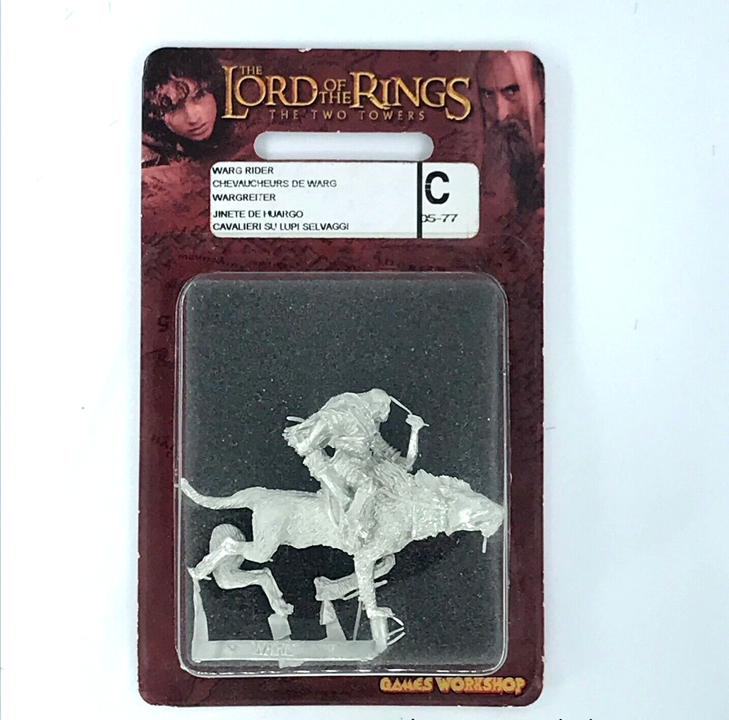 Metal Orc Warg Rider Blister - LOTR Warhammer / Lord of the Rings C732