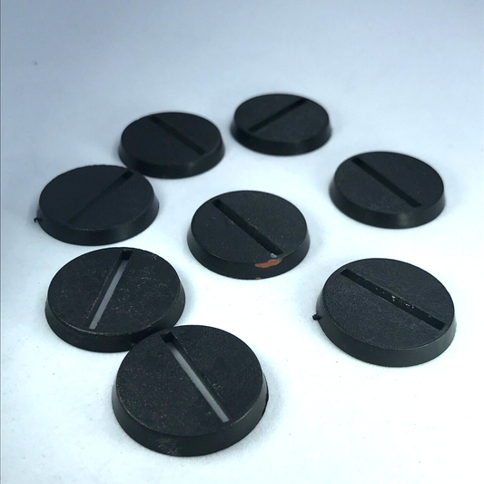 Original Games Workshop 25mm Slotta Bases Dated 1992 Warhammer 40K X10284