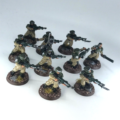 Cadian Infantry Squad Astra Militarum - Painted - Warhammer 40K GW C1074