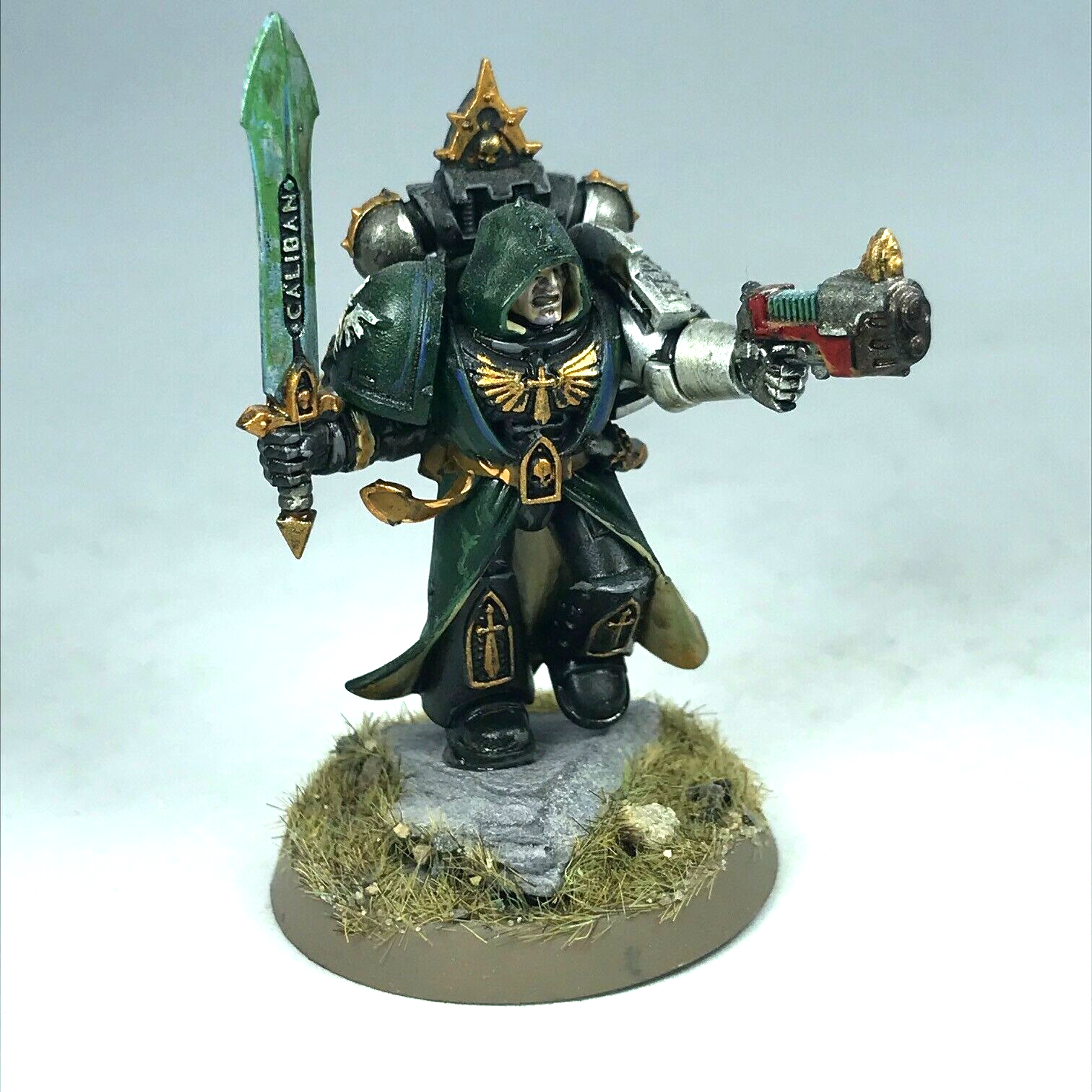 Dark Angel Captain Character Painted Space Marine - Warhammer 40K X658