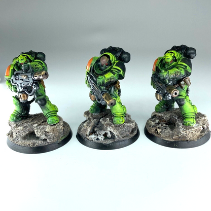 Salamanders Eradicator Squad Space Marines - Painted - Warhammer 40K C4459