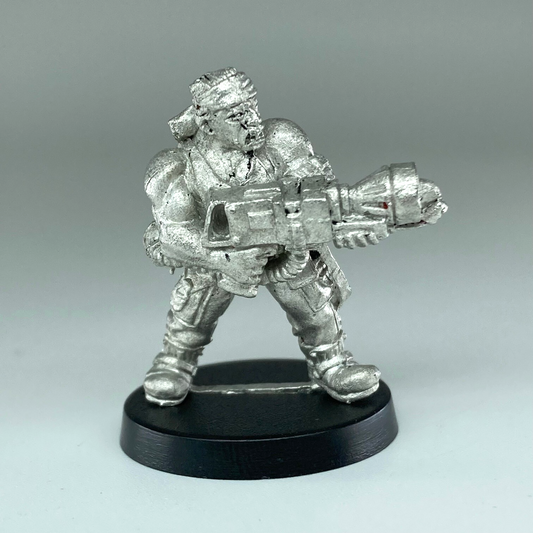 Catachan Jungle Fighter With Flamer - Imperial Guard - Warhammer 40K Metal X6145