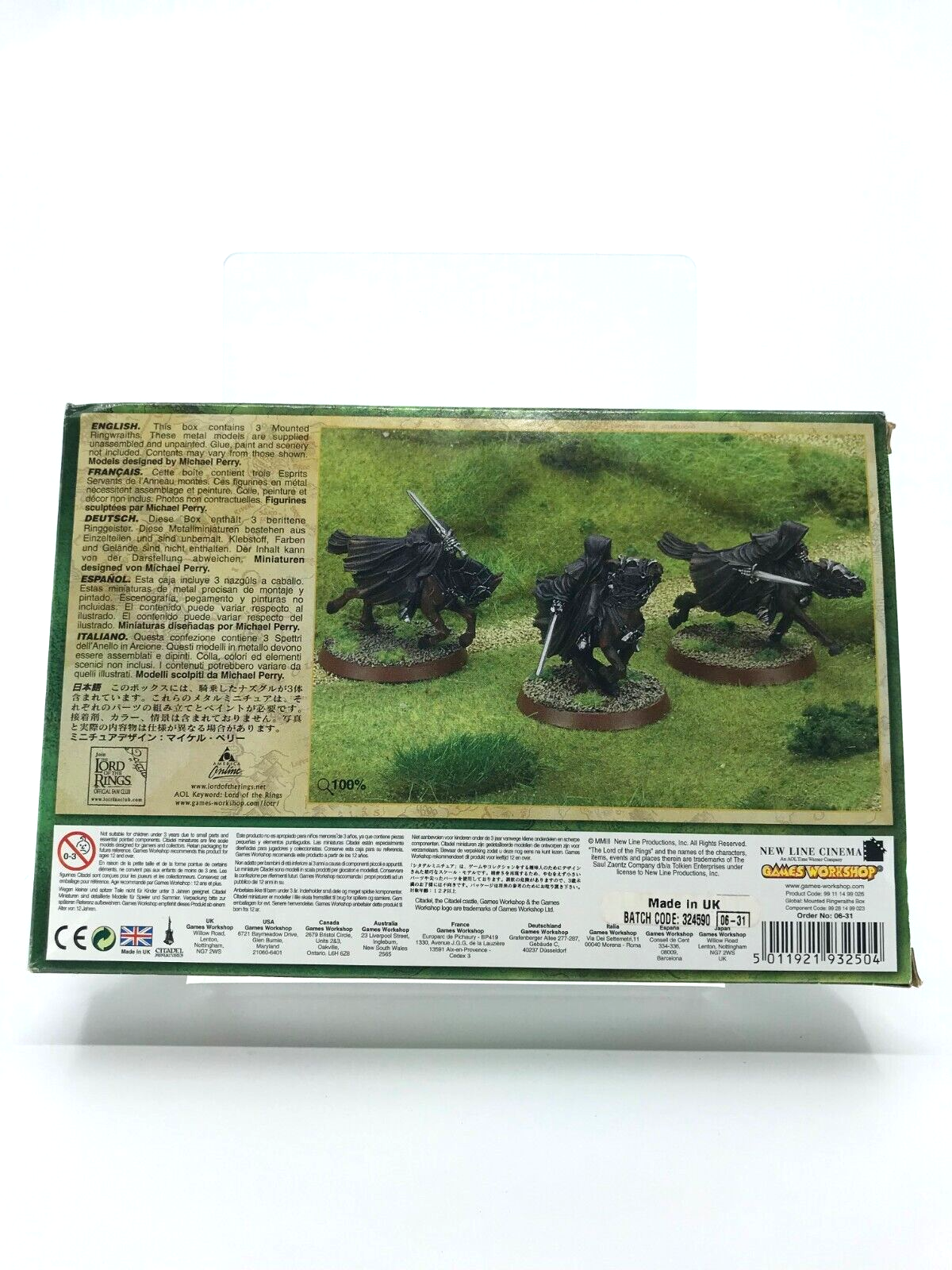 Mounted Ringwraith Set LOTR - Warhammer / Lord of the Rings Boxed