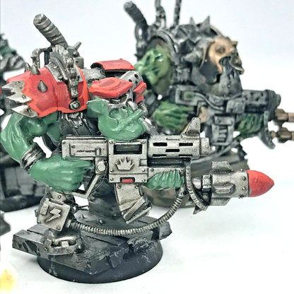 Part Converted Space Orks with Heavy Weapons - Warhammer 40K C2361