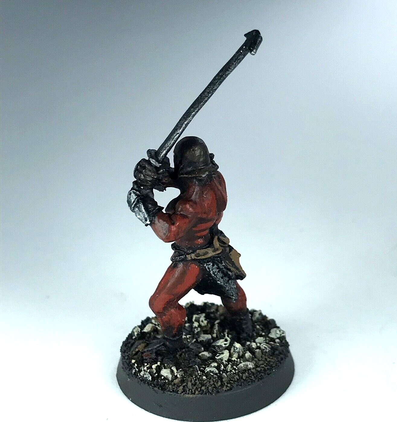 Painted Metal Uruk Hai Beserker - LOTR Warhammer / Lord of the Rings X2292