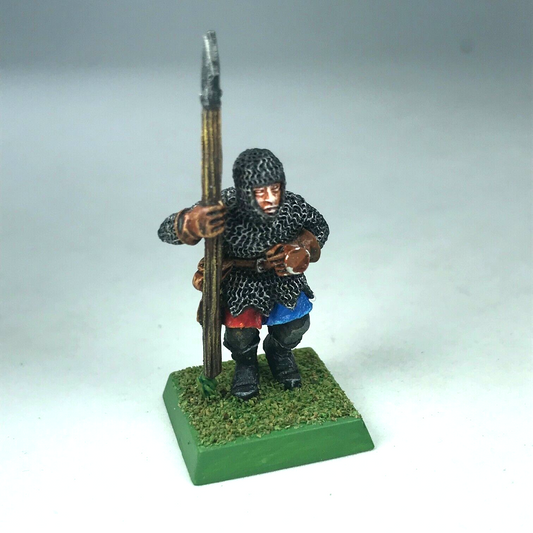 Classic Bretonnia Men At Arms Spearman - Painted - Warhammer Fantasy X8516