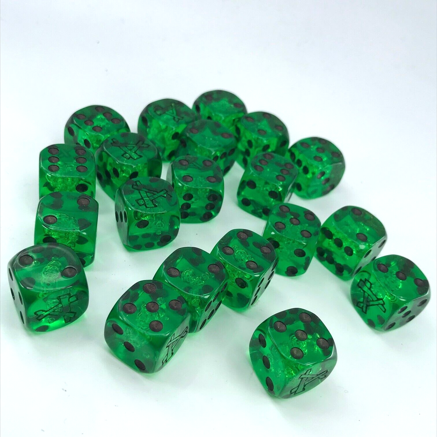 Skaven Translucent Green D6 Dice - Warhammer Age of Sigmar Games Workshop C4850