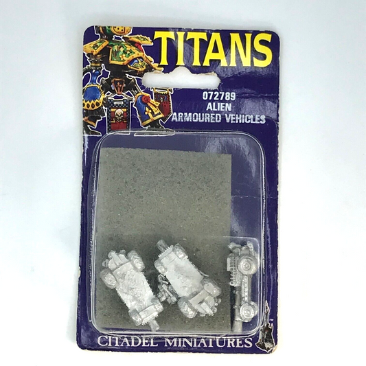 Titans Alien Armoured Vehicles Blister - OOP - Epic Armageddon Warhammer  C699