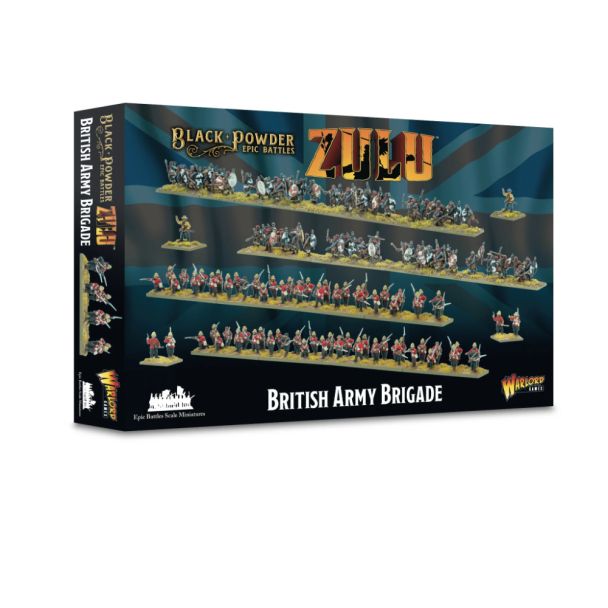 Pre-order: Zulu: British Army Brigade - Black Powder Epic Battles - Warlord Games - Brand New